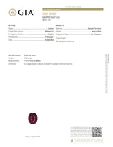 Natural Purplish Red Ruby – Certified by GIA | 7.22 Carats | Report No. 2486911476